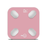 Balança Digital Smart Corporal Com Bioimpedância APP Android/IOS Rosa- FlexInter