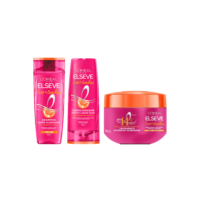 KIT ELSEVE EFEITO LISO DOS SONHOS SH + COND + MÁSC - 3 ITENS