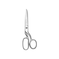 Tesoura para Tecido Singer 7" | Aço Forjado, Corte Preciso e Afiado | Cabo Curvo Ergonômico | Uso Doméstico e Profissional | Tesoura Costura, Alfaiataria, Artesanato, Pequenos Ajustes