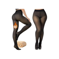 Meia Calça Térmica Forrada Feminina Inverno, Peluciada, Translúcida, Super Quente, Flanelada, Ideal Para Frio Intenso, Malha Premium Antidesfiado P ao G | Premium MyBrins