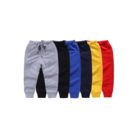 kit com 4 calças infantil de moletom flanelado menino e menina
