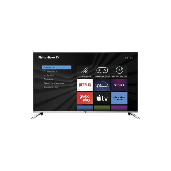 Smart Tv 50'' Philco Ptv50g7pr2csb 4k Roku Tv Led Dolby Audio Preta