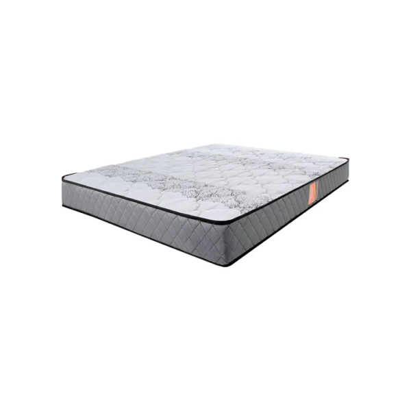 Colchão Casal Ortopédico Firme Espuma D33 Antialérgico Cor Cinza BF Colchões