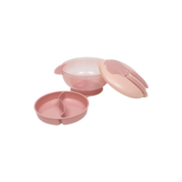 Buba Kit Refeição Com Compartimento E Talher - Rosa -