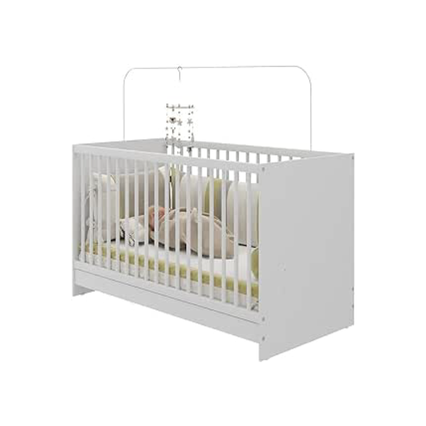 Berço 3 em 1 com Colchão Incluso Multimóveis Mp0527gc Branco