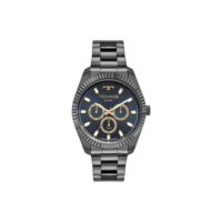 Relógio Technos Masculino Riviera Grafite - 6p79cd/1a Bisel Azul