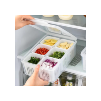 Pote Organizador para Geladeira - Recipiente com Divisórias