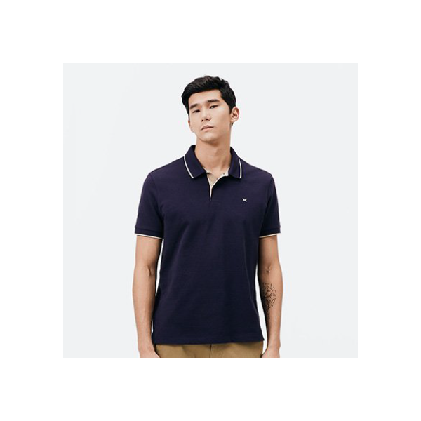 Camisa Polo Hering Masculina - Marinho