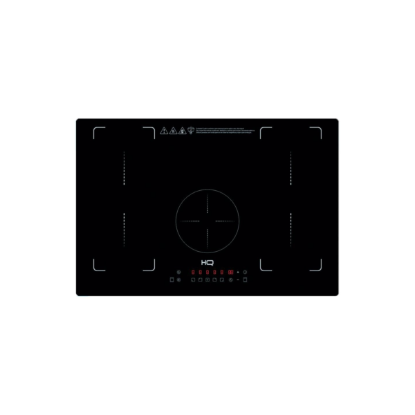 Cooktop De Indução Embutir HQ 5 Bocas Painel Touch Free Zone 9000W Preto HQ-IDE9005/77CM-FZ 220V
