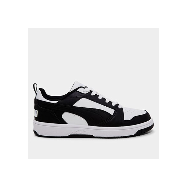 Tênis Puma Rebound V6 Low - Branco+Preto