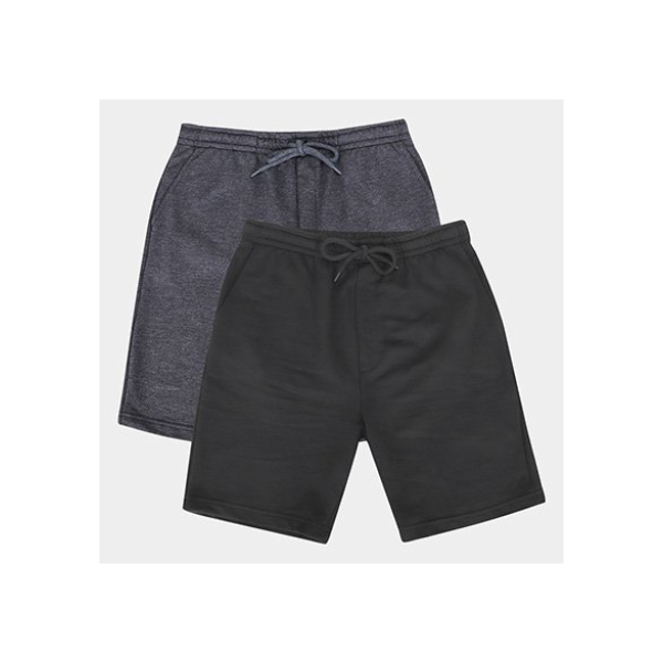 Kit Bermuda Hering Peças Masculino - Preto+Branco