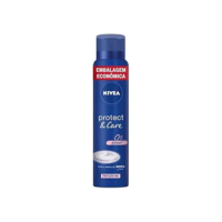 NIVEA Desodorante Antitranspirante Aerossol Protect & Care 200ml - Proteção eficaz de 72 horas contra suor e mau odor, com cuidado intensivo e a melhor fragrância do NIVEA Creme