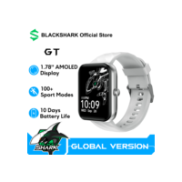 Black Shark GT Smartwatch Versão Global 1.78 ''Display AMOLED 10 dias de vida Bluetooth 5.2 Relógio inteligente Mais de 100 modos esportivos