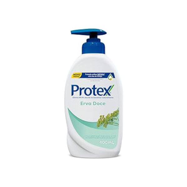 Sabonete Líquido Antibacteriano para as Mãos Protex Erva Doce 400ml