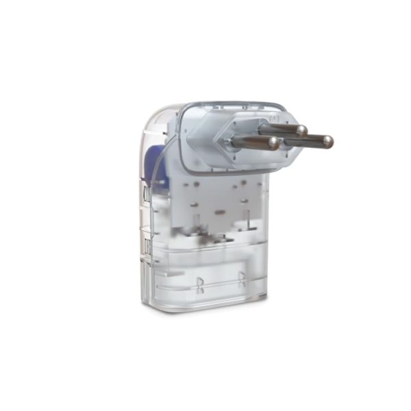 Protetor Contra Surtos Elétricos (DPS) CLAMPER 127/220V, 10 Amperes, 3 Pinos, para PC, PS5, Xbox, Smartphone, Monitor, Impressora, etc - iCLAMPER Pocket Fit 3P 10A Transparente LCF, Bivolt