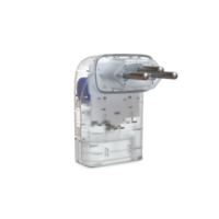 Protetor Contra Surtos Elétricos (DPS) CLAMPER 127/220V, 10 Amperes, 3 Pinos, para PC, PS5, Xbox, Smartphone, Monitor, Impressora, etc - iCLAMPER Pocket Fit 3P 10A Transparente LCF, Bivolt