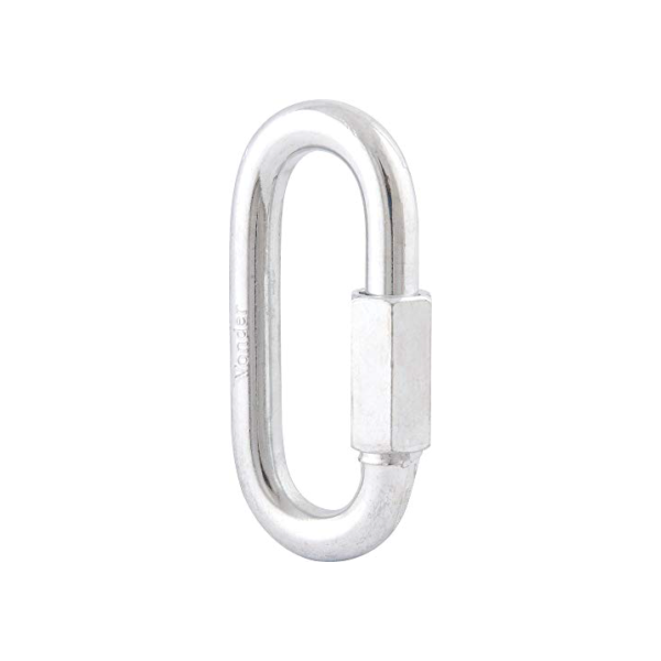 Vonder, Mosquetão Reto Com Rosca, 1/8".
