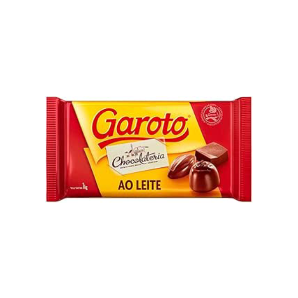 Chocolate para Cobertura GAROTO ao Leite 1kg
