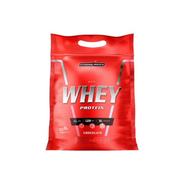 Nutri Whey Protein Pouch Chocolate 900g Integralmédica