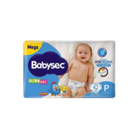 Fraldas Babysec Ultrasec Galinha Pintadinha, P, 42 Unidades