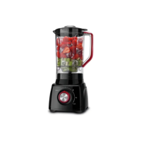 Liquidificador Maxis L-MX-01 2.2 L preto e vermelho com jarra de san