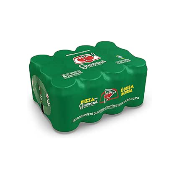 Pack de Refrigerante Guaraná Antarctica Lata 350ml 12 Unidades
