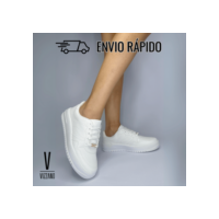 Tênis Feminino Vizzano Casual Branco Confortável Outono Dia a Dia Elegante