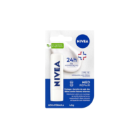 NIVEA Protetor Labial Med Repair FPS15 4,8g - Hidrata e regenera os lábios ressecados e machucados, com Vitamina E e óleos naturais, proporciona reparação intensiva e alívio imediato