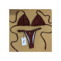 Biquíni Fita Forrado Calcinha Com Regulagem Marquinha Cortininha Sem Bojo Moda Praia Envio Imediato