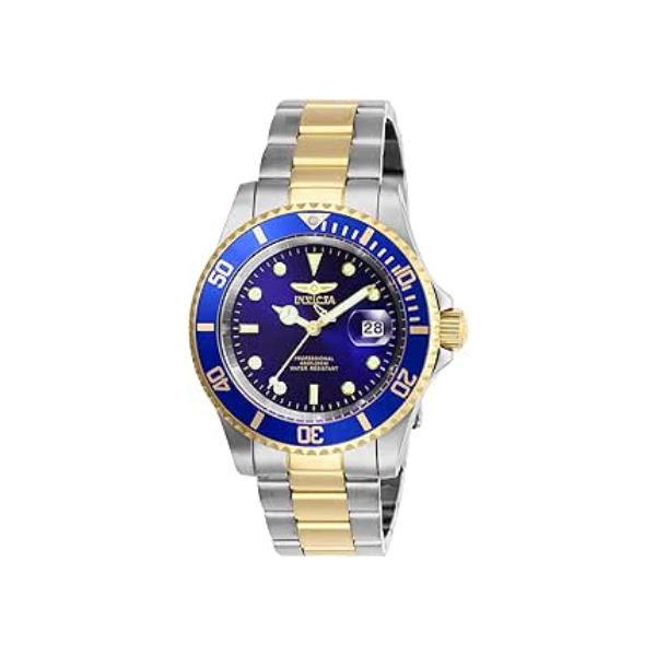 Invicta Relógio masculino de quartzo Pro Diver com pulseira de aço inoxidável