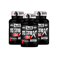 Kit 3x Vitaminas e Minerais X Black 60 Capsulas Masculino Feminino Suplemento em Cáps Boro Magnésio Vitamina B6 B12 e D 100% Natural Fonte de Calcio Rico em Zinco Niacina Magnesio Matéria Prima Importada - Snake Dragon
