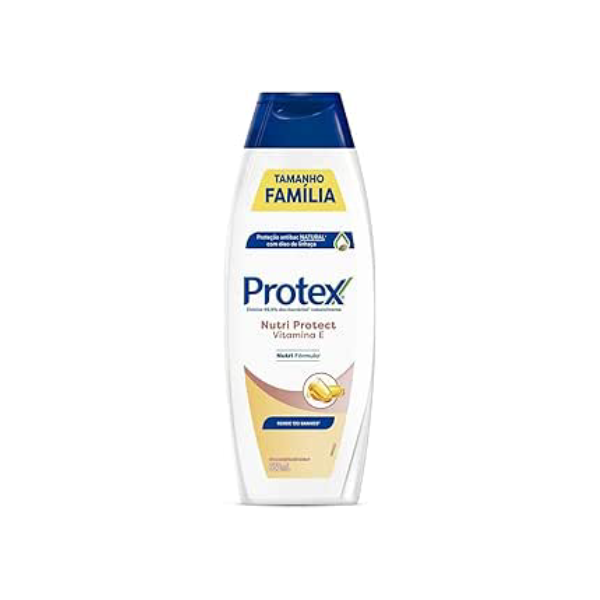Sabonete Líquido Antibacteriano para Corpo Protex Nutri Protect Vitamina E 650ml