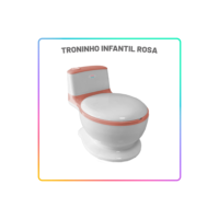 Troninhos Privadinha Assento Redutor Infantil Desfralde Penico Antiderrapante Confortável Toki Baby