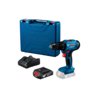 Furadeira E Parafusadeira De Impacto 1/2 Gsb 183 Li Com Carregador Bateria E Maleta Bosch