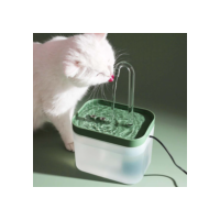 Bebedor De Fonte De Água Elevado Automático Com Filtro De 3 Estágios Para Cães E Gatos De Estimação 1.5 Litros