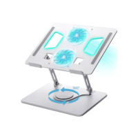 Suporte para Notebook e Tablet de Mesa Com Rotação - Base e Apoio para Notebook