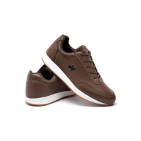 Sapatenis Masculino Branco Tênis Casual Polo Vili para Dia a Dia - Café