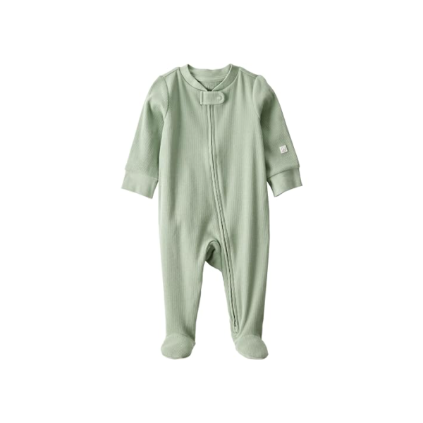 little planet by carter's Baby Sleep and Play Feito com Algodão Orgânico, Verde sálvia, 9 Meses