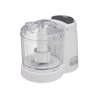 Black Decker Processador de Alimentos, Mini Processador com Função Pulsar, Abertura na Tampa e Trava de Segurança, Potência 120W, Modelo MP120B2, 110V