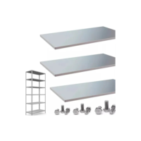 Estante Prateleira Industrial 6 Bandejas 30x92cm Para 180kg Cinza