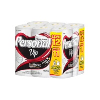 Personal VIP - Papel Higiênico, Folha Dupla, 12 unidades (Embalagem pode variar)