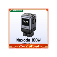 Projeto de robô carregador UGREEN-GaN para iPhone 16, 15, 14 Pro, Macbook, laptops, tablet, PD 3.0, 100W, carga rápida, QC 4.0, 3.0 PPS