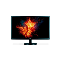 Monitor AOC 18.5" E970SWHNL HDMI VGA 18.5" LED HD 60Hz Widescreen Preto
