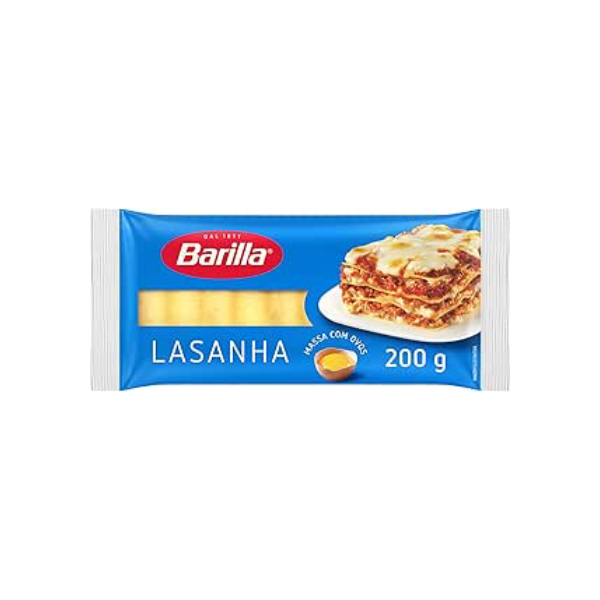 Barilla Massa Com Ovos Lasanha 200G
