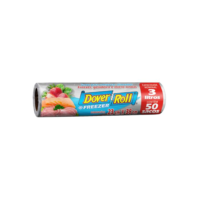 Freezer-Roll Saco Para Alimentos 3 Litros Transparente Rolo Com 50 Sacos Cada
