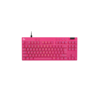 Teclado Gamer Com Fio Logitech G PRO X TKL RAPID com layout US, Switches Magnético- analógicos, Modo Rapid Trigger, Acionamento Ajustável, e RGB LIGHTSYNC - Magenta