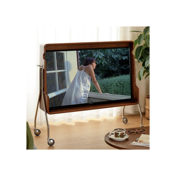 Armário de TV Móvel de Buxo Suporte de TV Vintage Suporte de TV Pequeno para Apartamento Armário de TV Móvel Retro