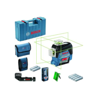 Bosch Nível laser de linhas GLL 3-80 CG 80m 360º com receptor LR7 e maleta