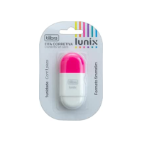 Tilibra - Corretivo em Fita 5mmx6m Lunix, cores sortidas