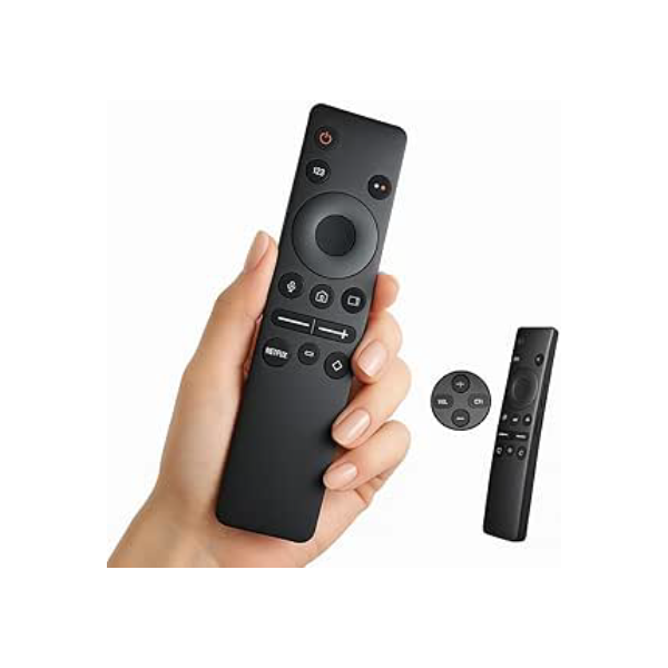 Controle Remoto Universal p/Smart TV – Compatível com Samsung 4K/8K/QLED – Atalhos Netflix, Prime Video e GloboPlay – Premium